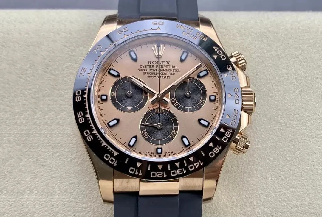 Rolex Cosmograph Daytona M116515LN-0018 Clean Factory 1:1 Best Edition Replica Watch Black Rubber Strap