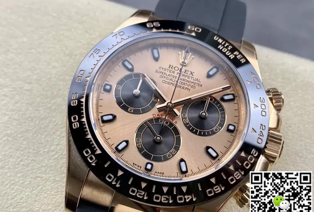 Rolex Cosmograph Daytona M116515LN-0018 Clean Factory 1:1 Best Edition Replica Watch Black Rubber Strap