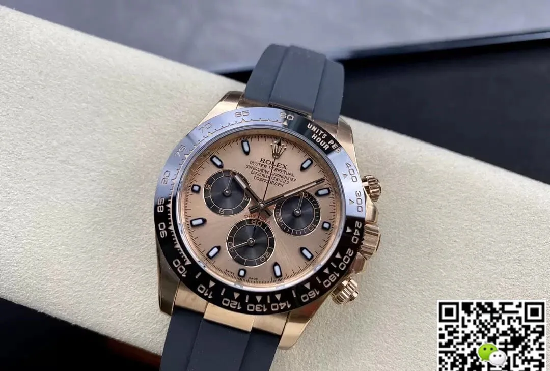 Rolex Cosmograph Daytona M116515LN-0018 Clean Factory 1:1 Best Edition Replica Watch Black Rubber Strap