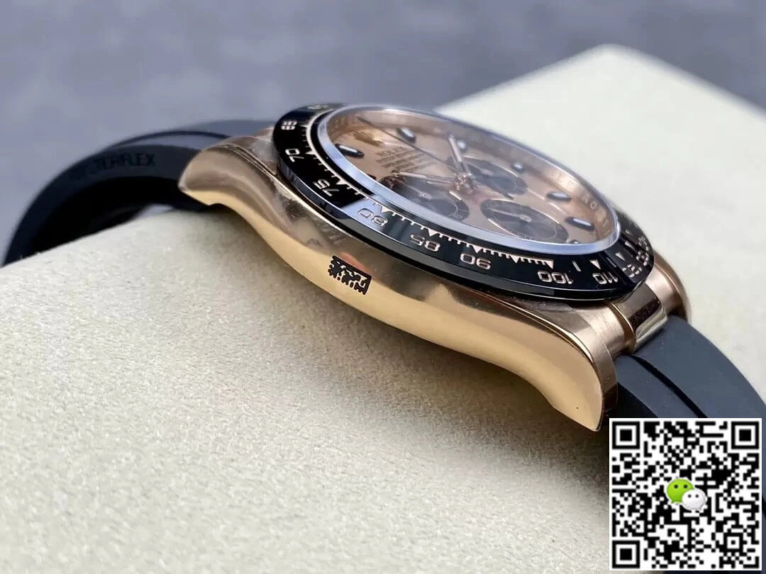 Rolex Cosmograph Daytona M116515LN-0018 Clean Factory 1:1 Best Edition Replica Watch Black Rubber Strap