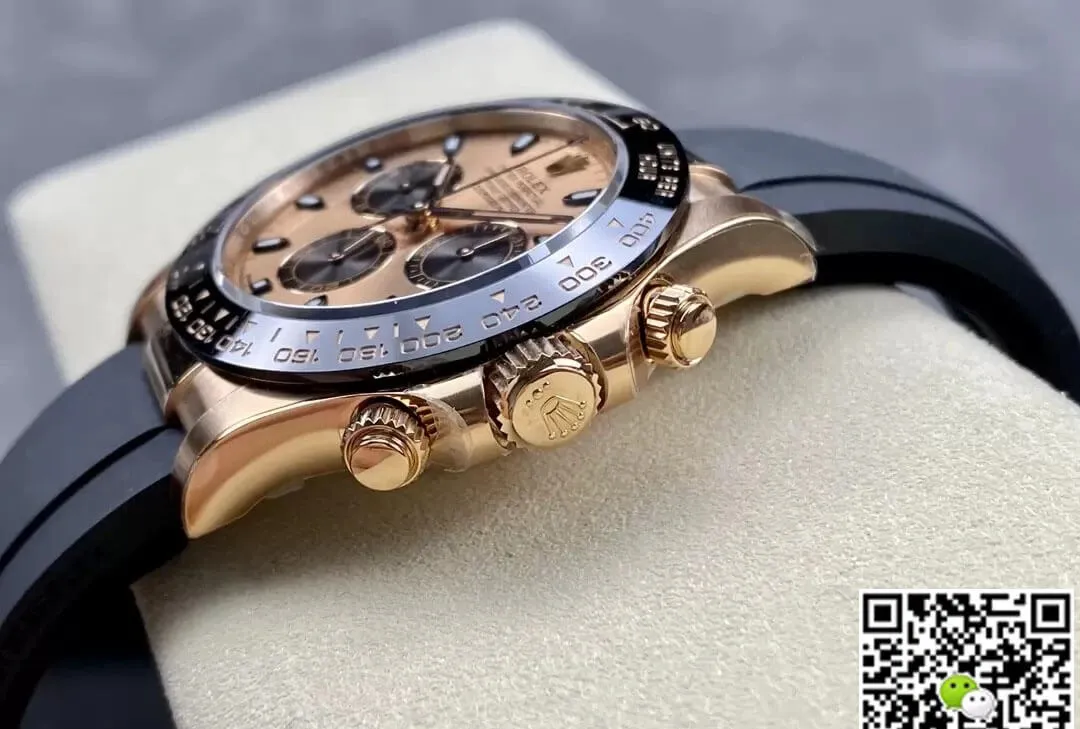 Rolex Cosmograph Daytona M116515LN-0018 Clean Factory 1:1 Best Edition Replica Watch Black Rubber Strap