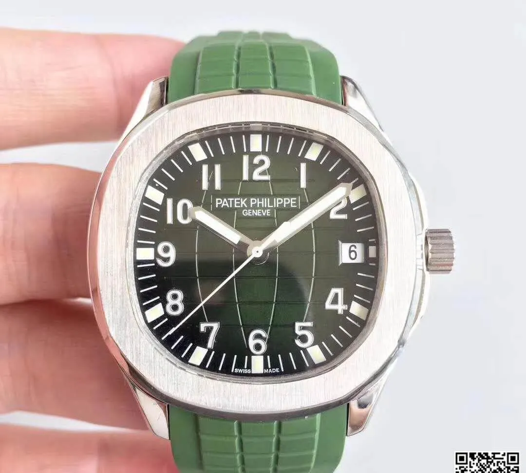 Patek Philippe Aquanaut 5167A-001 PF Factory 1:1 Best Edition Replica Watch Swiss ETA2824 Green Dial