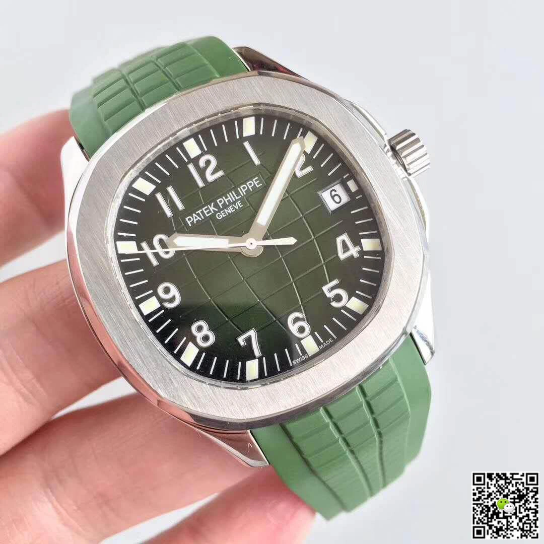 Patek Philippe Aquanaut 5167A-001 PF Factory 1:1 Best Edition Replica Watch Swiss ETA2824 Green Dial