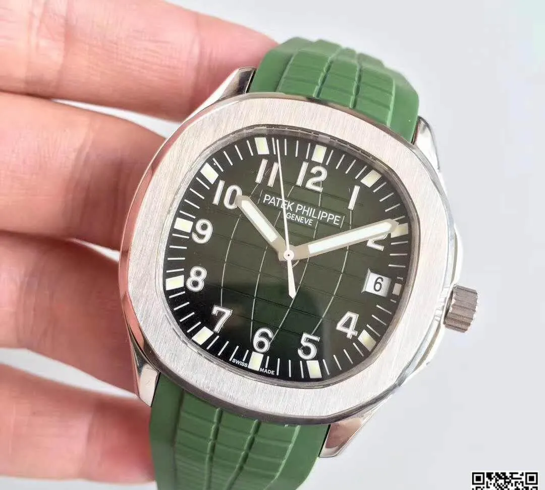 Patek Philippe Aquanaut 5167A-001 PF Factory 1:1 Best Edition Replica Watch Swiss ETA2824 Green Dial
