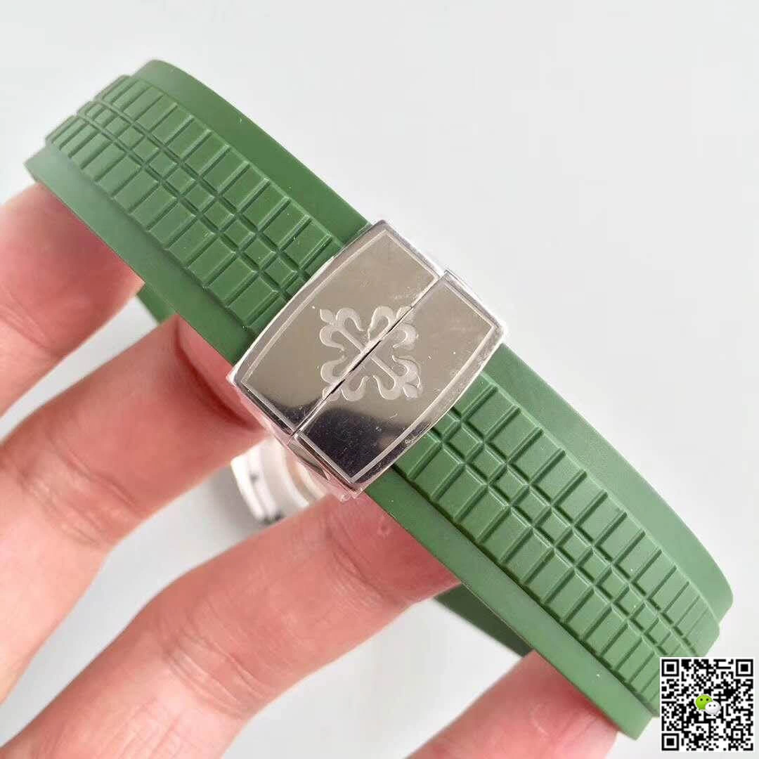 Patek Philippe Aquanaut 5167A-001 PF Factory 1:1 Best Edition Replica Watch Swiss ETA2824 Green Dial