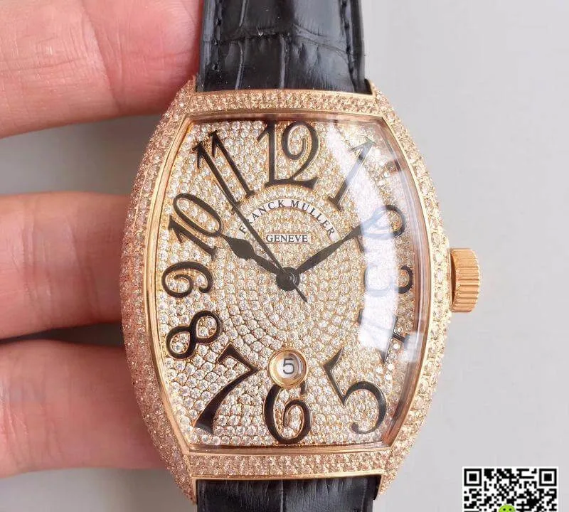 Franck Muller Cintree Curvex 8880 CC AT 1:1 Best Edition Replica Watch Swiss ETA8215