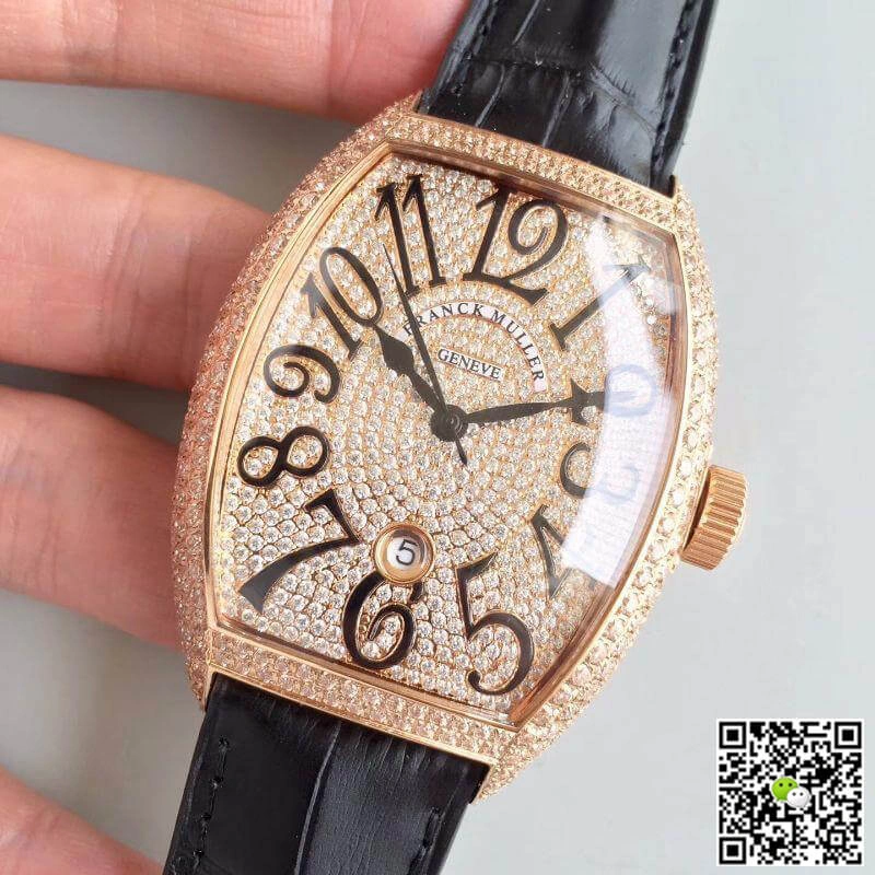 Franck Muller Cintree Curvex 8880 CC AT 1:1 Best Edition Replica Watch Swiss ETA8215