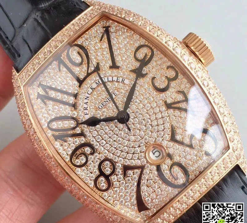 Franck Muller Cintree Curvex 8880 CC AT 1:1 Best Edition Replica Watch Swiss ETA8215