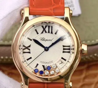 Chopard Happy Sport 274808 Rose Gold Diamonds YF Factory 1:1 Best Edition Replica Watch White Dial Swiss Automatic Movement