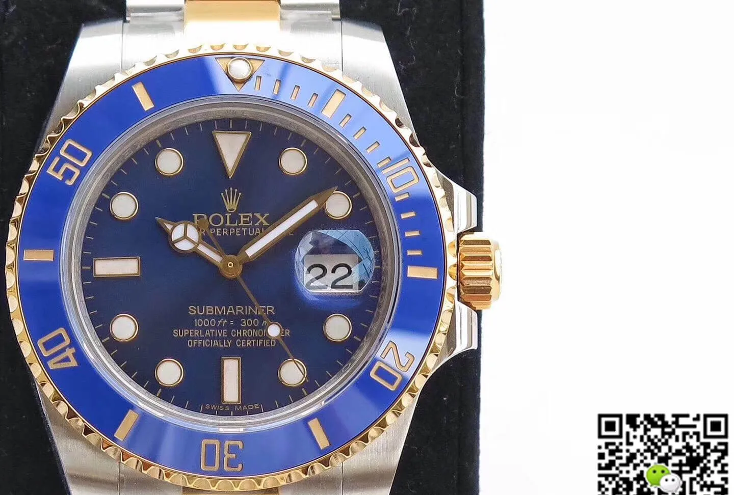 Rolex Submariner 116613LB VR Factory 1:1 Best Edition Replica Watch Swiss ETA2836 Gold Wrapped