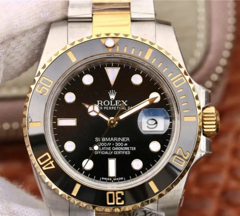 Rolex Submariner 116613LN VR Factory 1:1 Best Edition Replica Watch Swiss ETA2836 Gold Wrapped