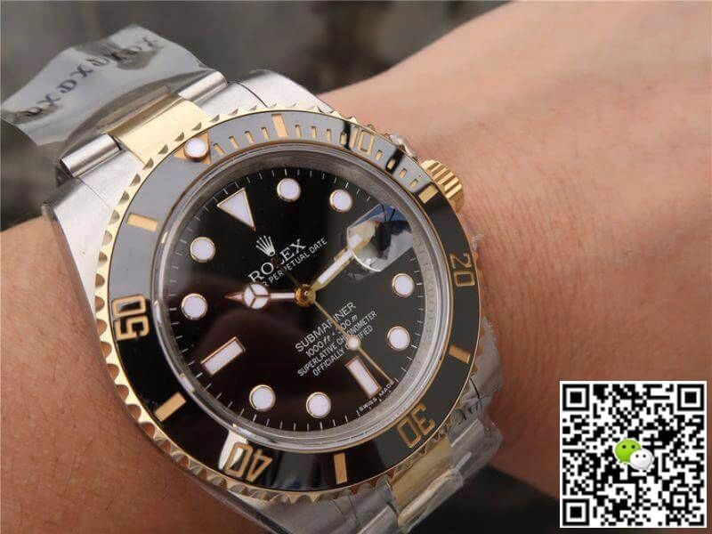 Rolex Submariner 116613LN VR Factory 1:1 Best Edition Replica Watch Swiss ETA2836 Gold Wrapped
