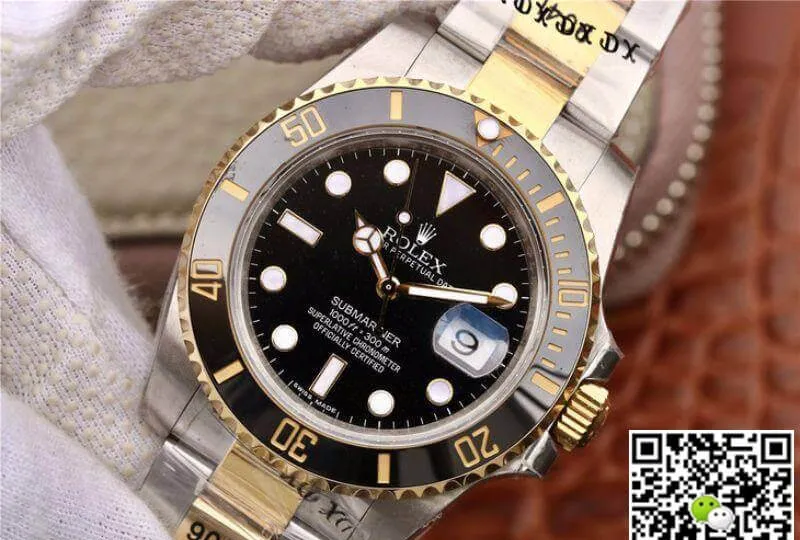 Rolex Submariner 116613LN VR Factory 1:1 Best Edition Replica Watch Swiss ETA2836 Gold Wrapped