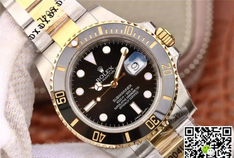 Rolex Submariner 116613LN VR Factory 1:1 Best Edition Replica Watch Swiss ETA2836 Gold Wrapped
