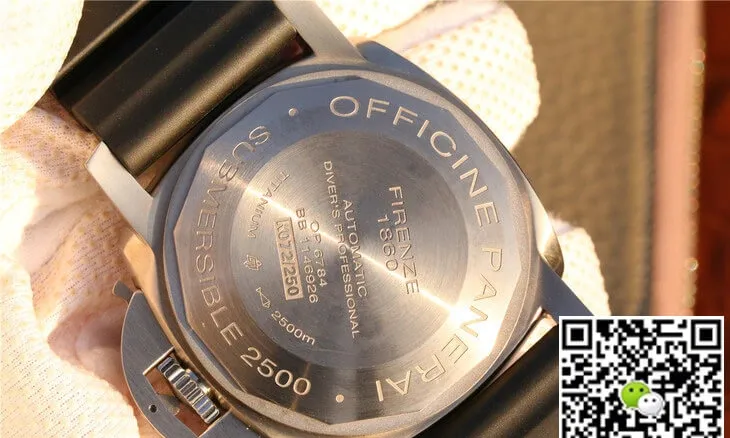Panerai Submersible PAM 00194 VS Factory 1:1 Best Edition Replica Watch Black Strap