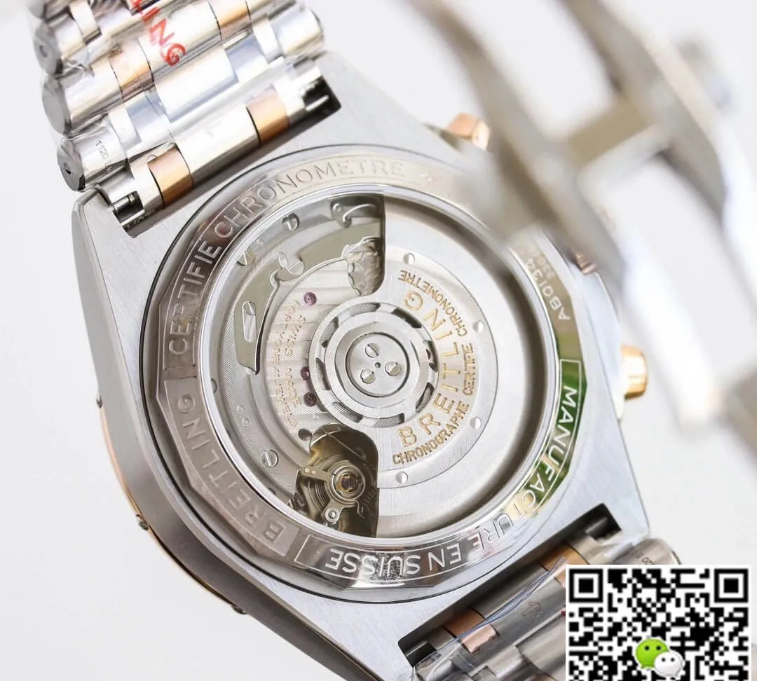 Breitling Chronomat UB0134101B1U1 GF Factory 1:1 Best Edition Replica Watch Silver Strap