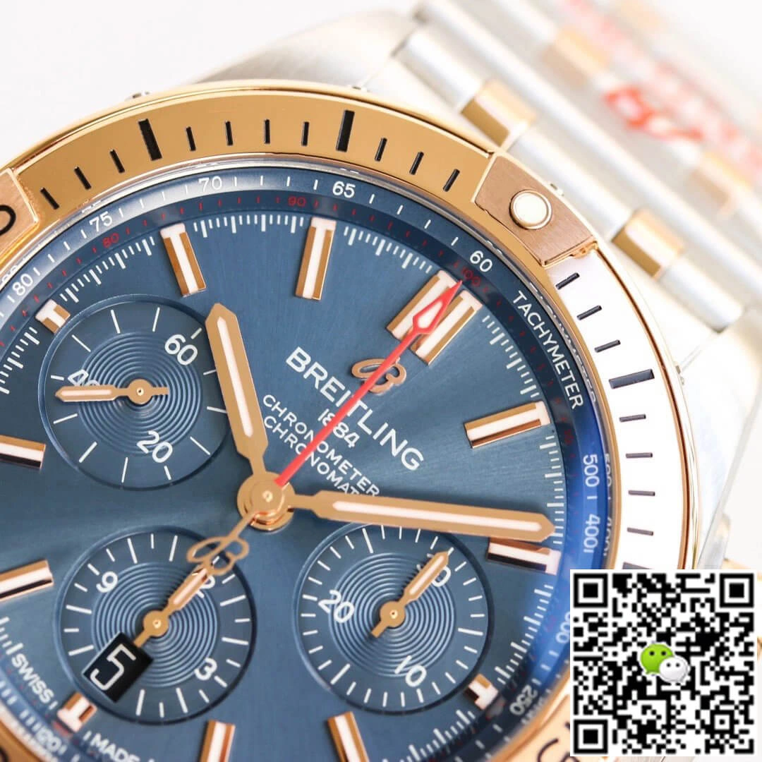Breitling Chronomat UB0134101C1U1 GF Factory 1:1 Best Edition Replica Watch Yellow Bezel