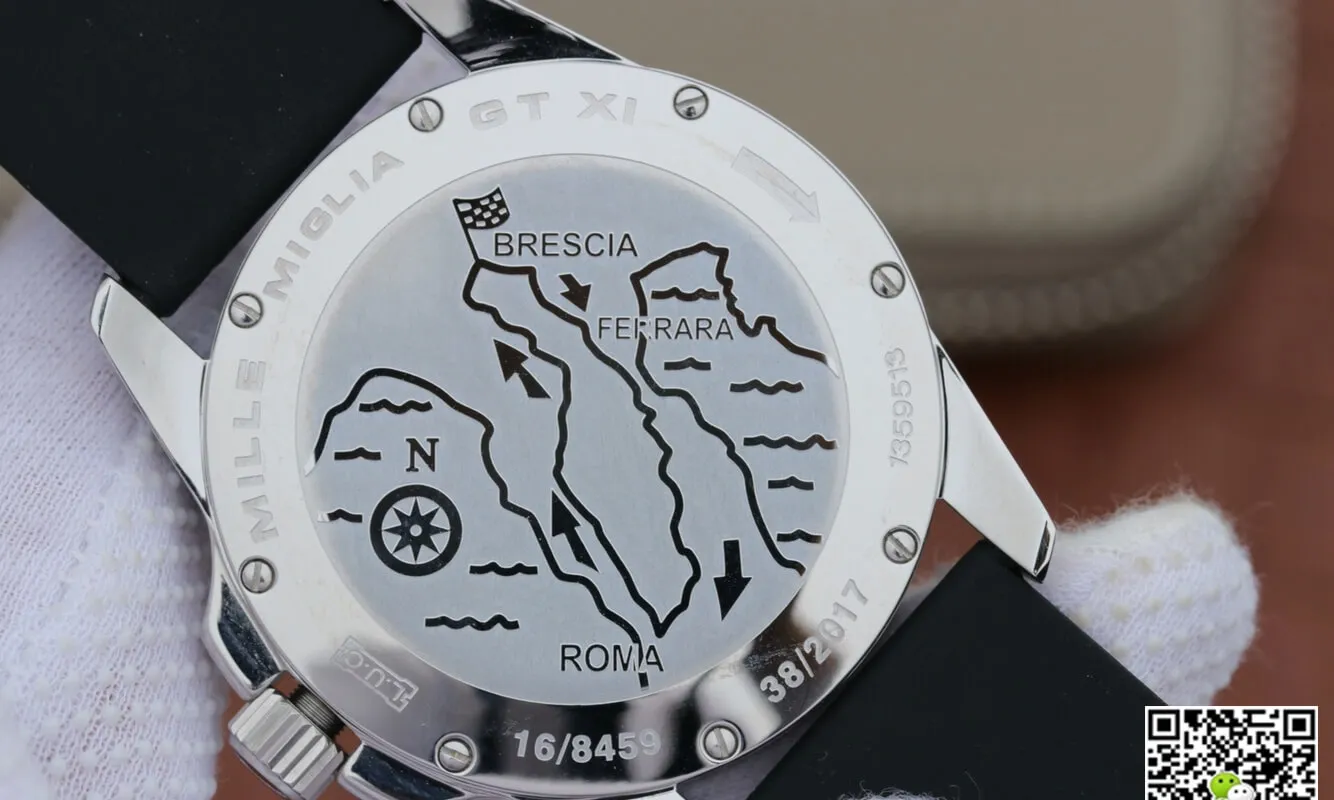 Chopard Classic Racing Mille Miglia 168457-3001 V6 Factory 1:1 Best Edition Replica Watch Black Strap