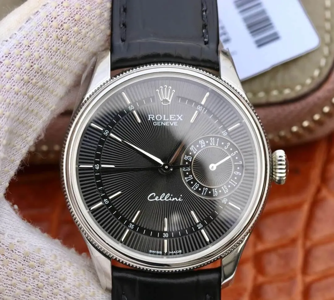 Rolex Celini Date 50519 MKS Factory 1:1 Best Edition Replica Watch Black Dial Swiss ETA3165