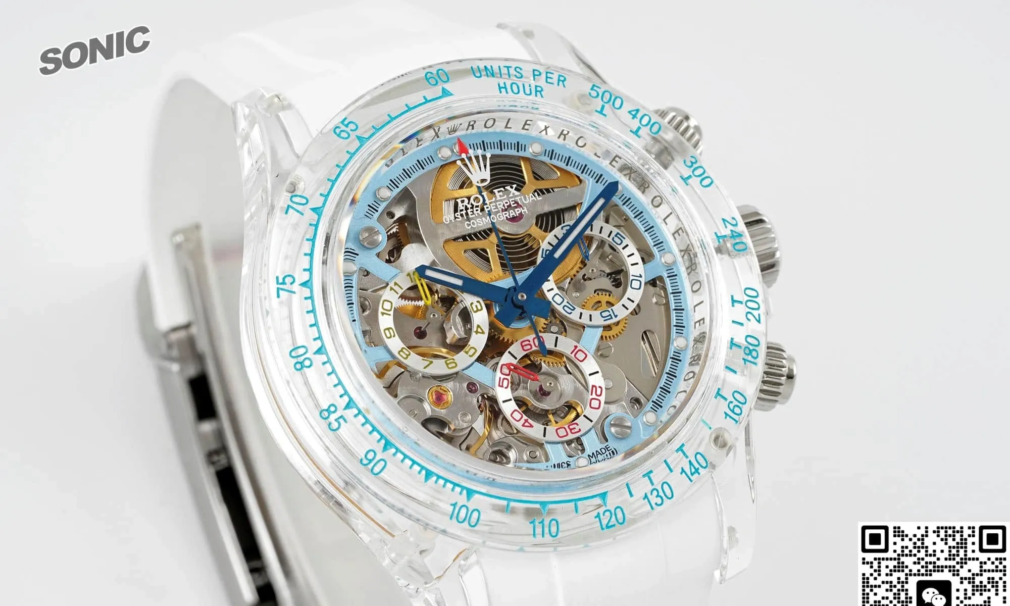 Sonic Factory Rolex Cosmograph Daytona Skeleton dial 1:1 Best Edition Replica Watch