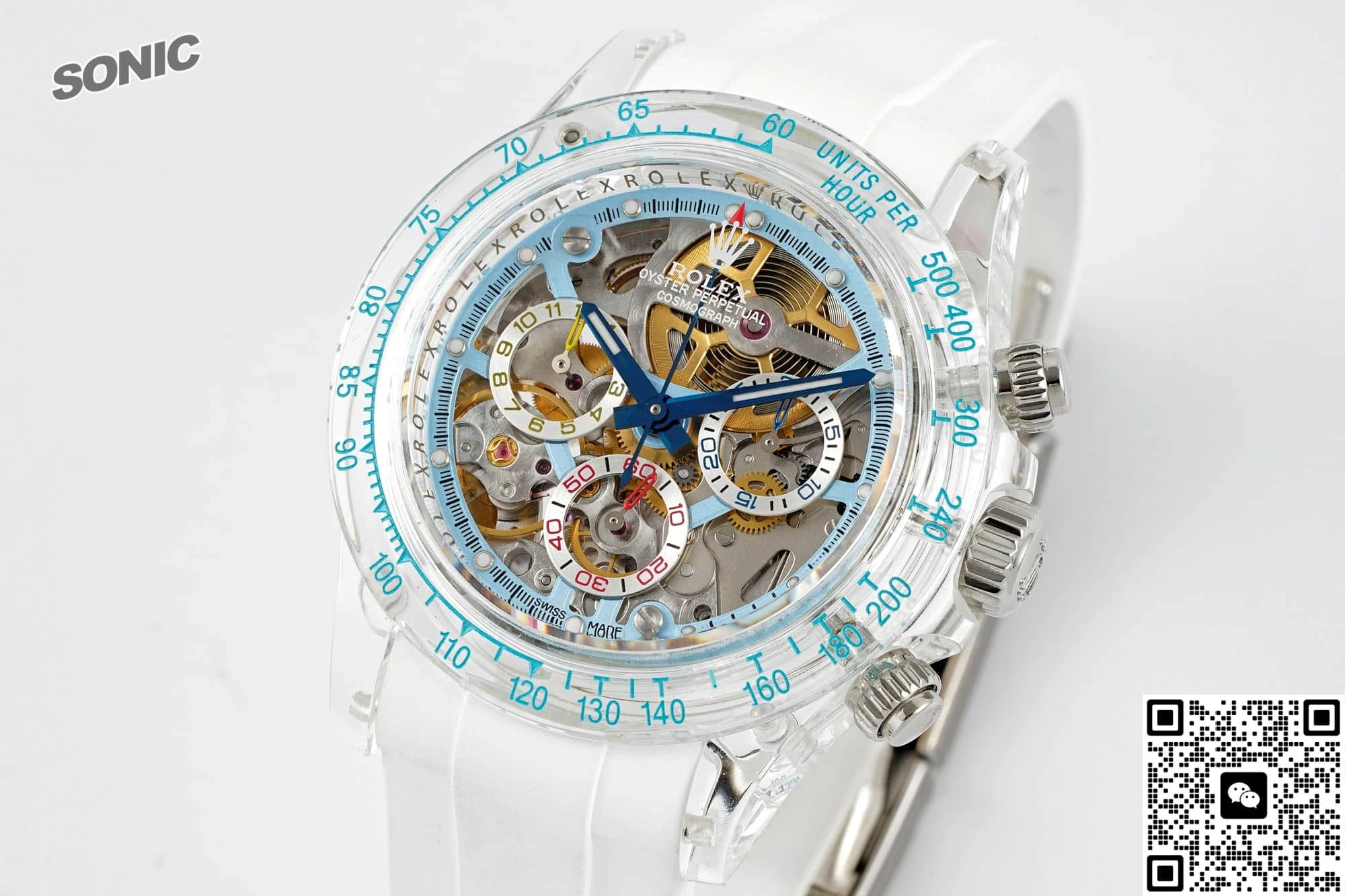 Sonic Factory Rolex Cosmograph Daytona Skeleton dial 1:1 Best Edition Replica Watch