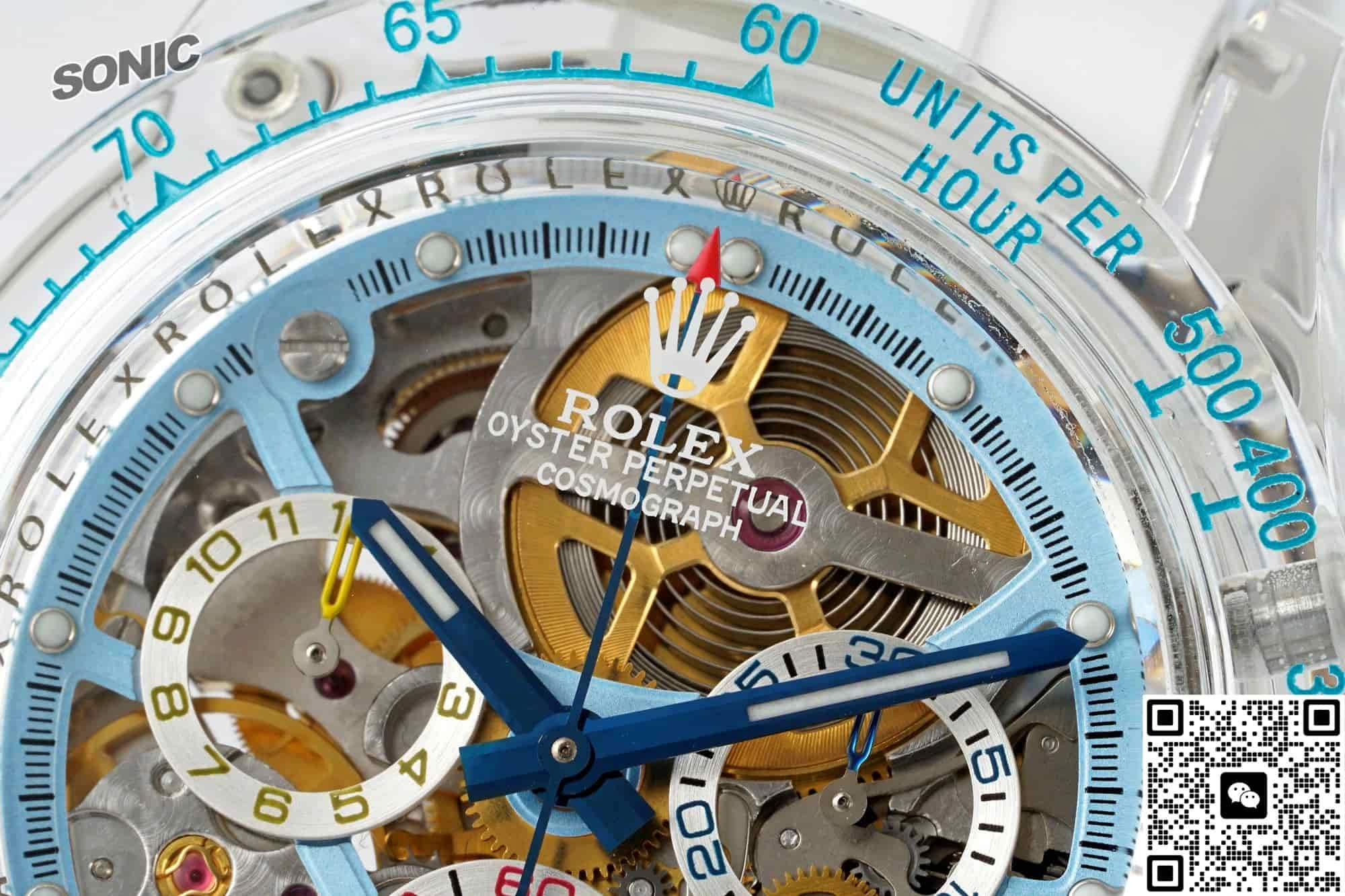 Sonic Factory Rolex Cosmograph Daytona Skeleton dial 1:1 Best Edition Replica Watch