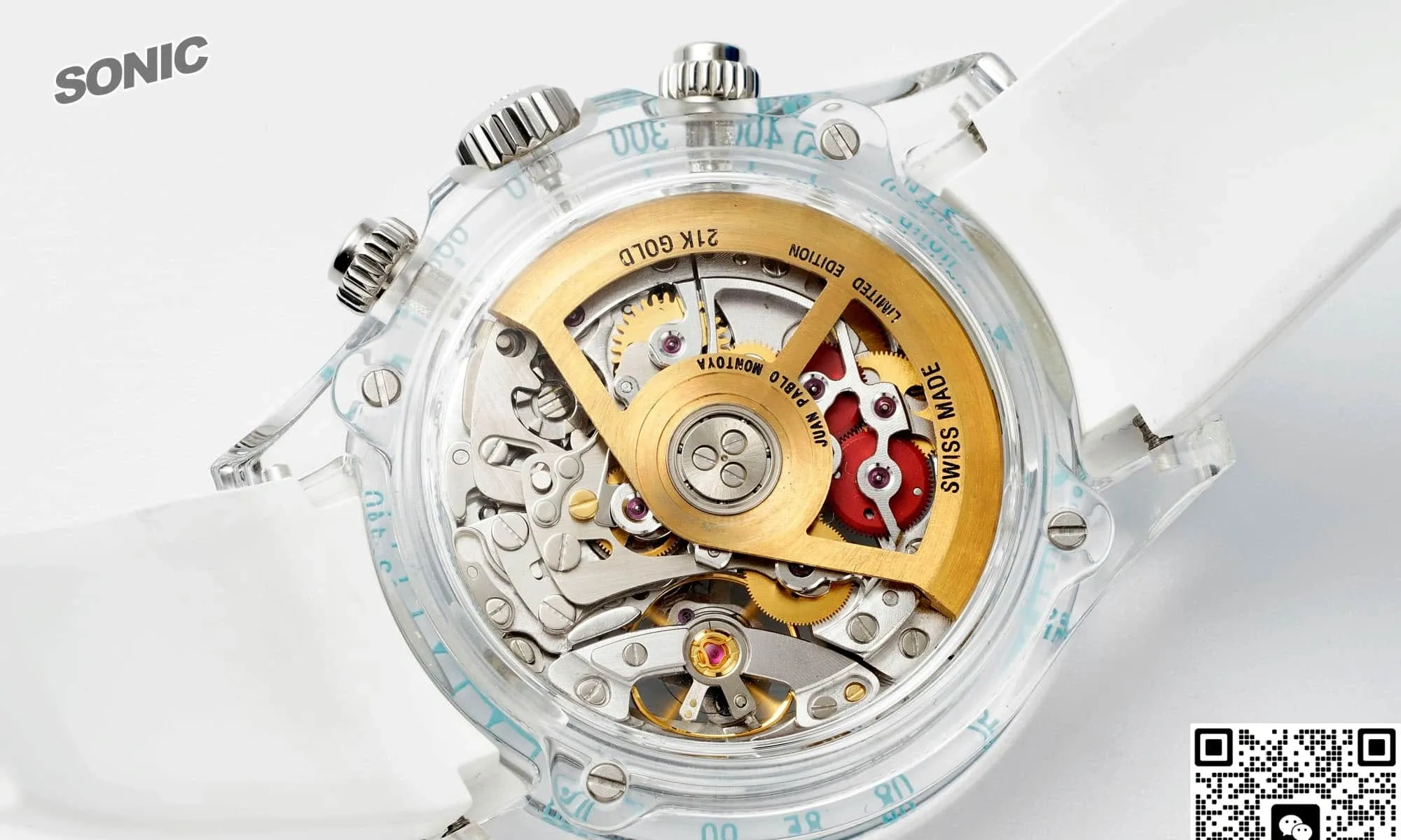 Sonic Factory Rolex Cosmograph Daytona Skeleton dial 1:1 Best Edition Replica Watch