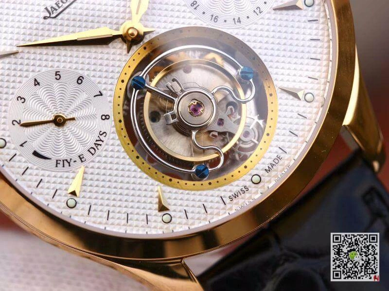 Jaeger-LeCoultre Master Grande Tourbillon Mechanical Watches 1:1 Best Edition Replica Watch Swiss Tourbillon 18K gold White Dial