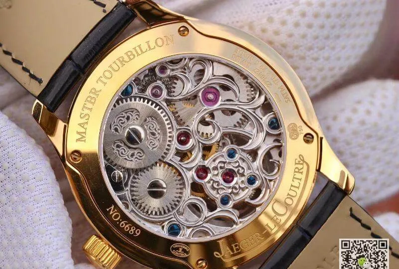Jaeger-LeCoultre Master Grande Tourbillon Mechanical Watches 1:1 Best Edition Replica Watch Swiss Tourbillon 18K gold White Dial