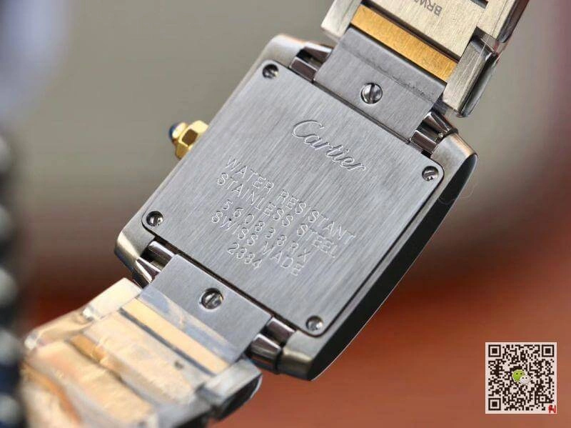 Cartier Tank Francaise Ladies Two Tone W51007Q4 1:1 Best Edition Replica Watch Swiss Quartz