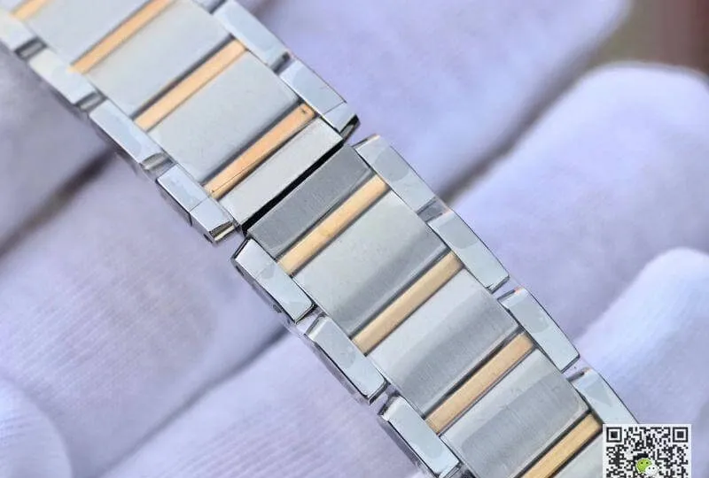 Cartier Tank Francaise Ladies Two Tone W51007Q4 1:1 Best Edition Replica Watch Swiss Quartz
