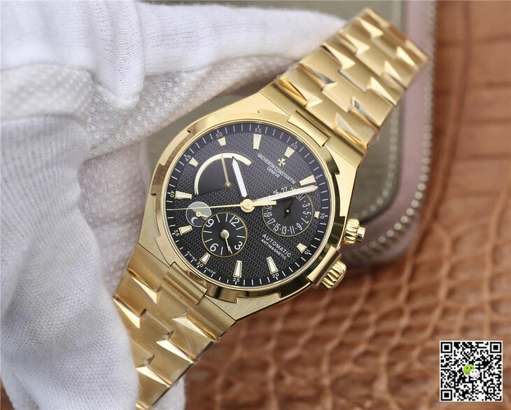 Vacheron Constantin Overseas 49150 TWA Factory 1:1 Best Edition Replica Watch 18K Gold Strap