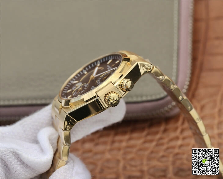 Vacheron Constantin Overseas 49150 TWA Factory 1:1 Best Edition Replica Watch 18K Gold Strap