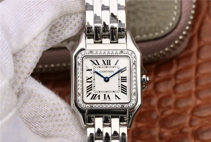 Panthere De Cartier W4PN0008 GF Factory 1:1 Best Edition Replica Watch Diamond Dial