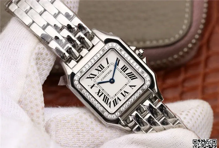 Panthere De Cartier W4PN0008 GF Factory 1:1 Best Edition Replica Watch Diamond Dial