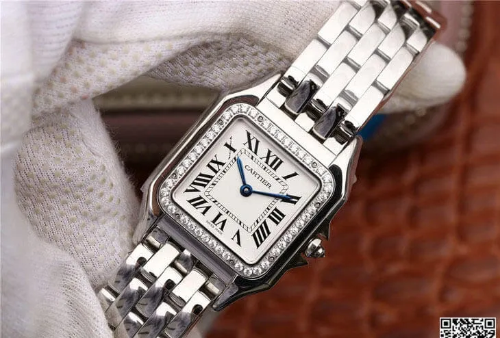Panthere De Cartier W4PN0008 GF Factory 1:1 Best Edition Replica Watch Diamond Dial