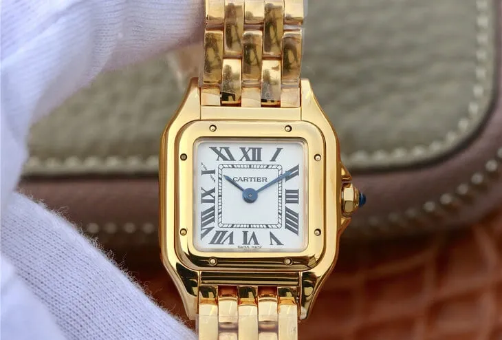 Panthere De Cartier WGPN0008 8848 Factory 1:1 Best Edition Replica Watch White Dial
