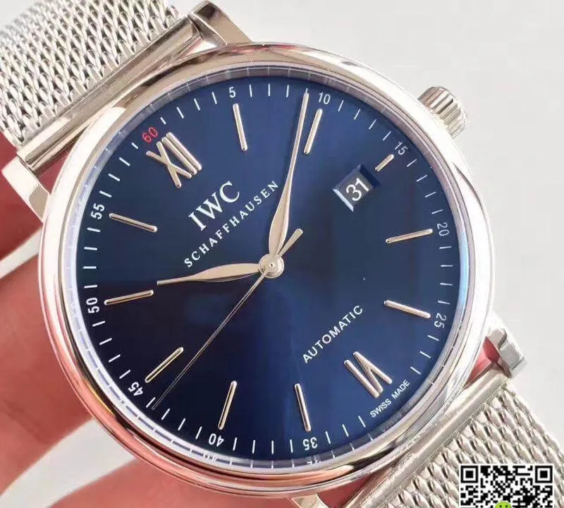 IWC Portofino IW356512 MKS Factory 1:1 Best Edition Replica Watch Swiss ETA2892 Blue Dial