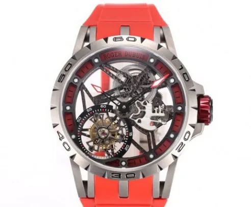 NEW Factory Roger Dubuis Excalibur RDDBEX0479 Tourbillon Hollow 1:1 Best Edition Replica Watch