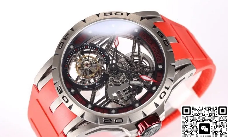NEW Factory Roger Dubuis Excalibur RDDBEX0479 Tourbillon Hollow 1:1 Best Edition Replica Watch