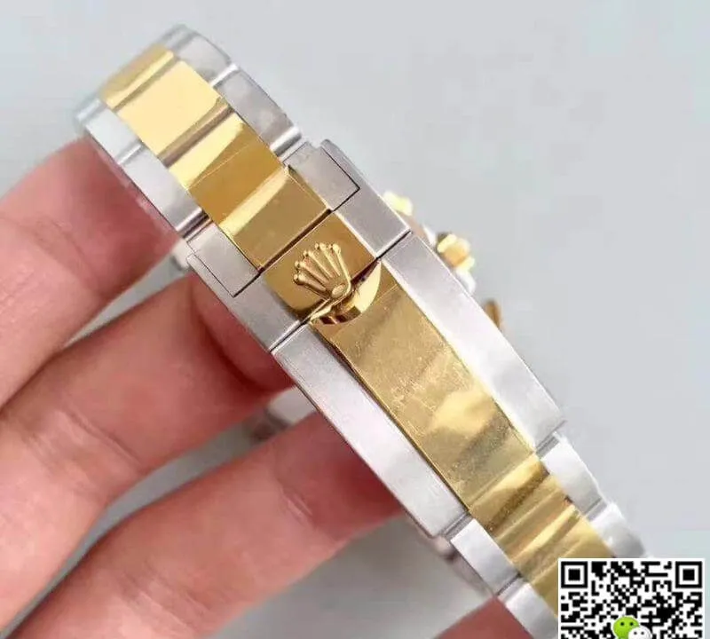 Rolex Daytona Cosmograph 116503 JF Factory 1:1 Best Edition Replica Watch Swiss ETA7750 Yellow Gold