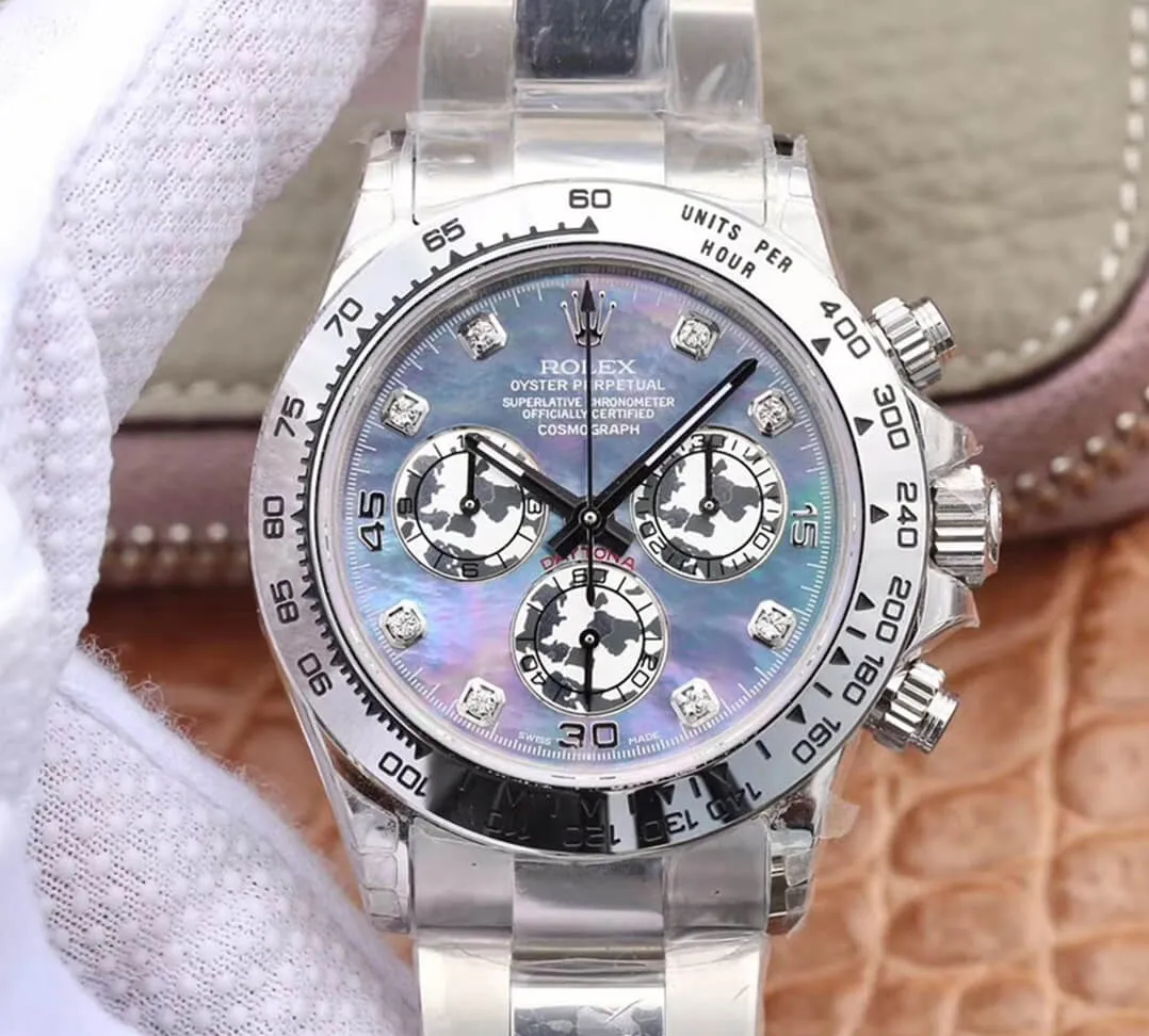 Rolex Daytona Cosmograph 116509-0064 JH Factory 1:1 Best Edition Replica Watch 18K Diamond-set Dial