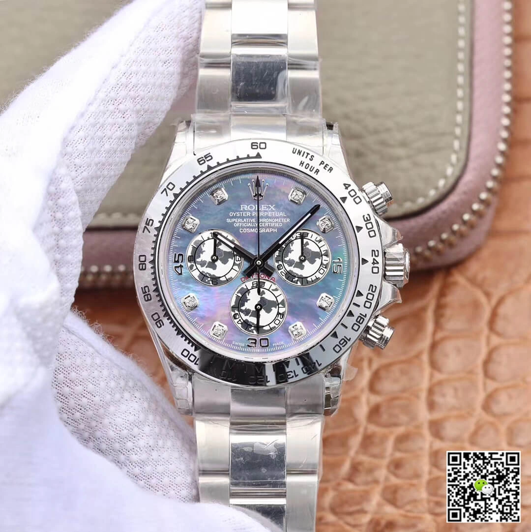 Rolex Daytona Cosmograph 116509-0064 JH Factory 1:1 Best Edition Replica Watch 18K Diamond-set Dial