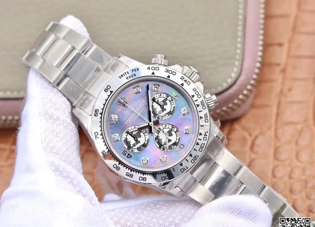 Rolex Daytona Cosmograph 116509-0064 JH Factory 1:1 Best Edition Replica Watch 18K Diamond-set Dial