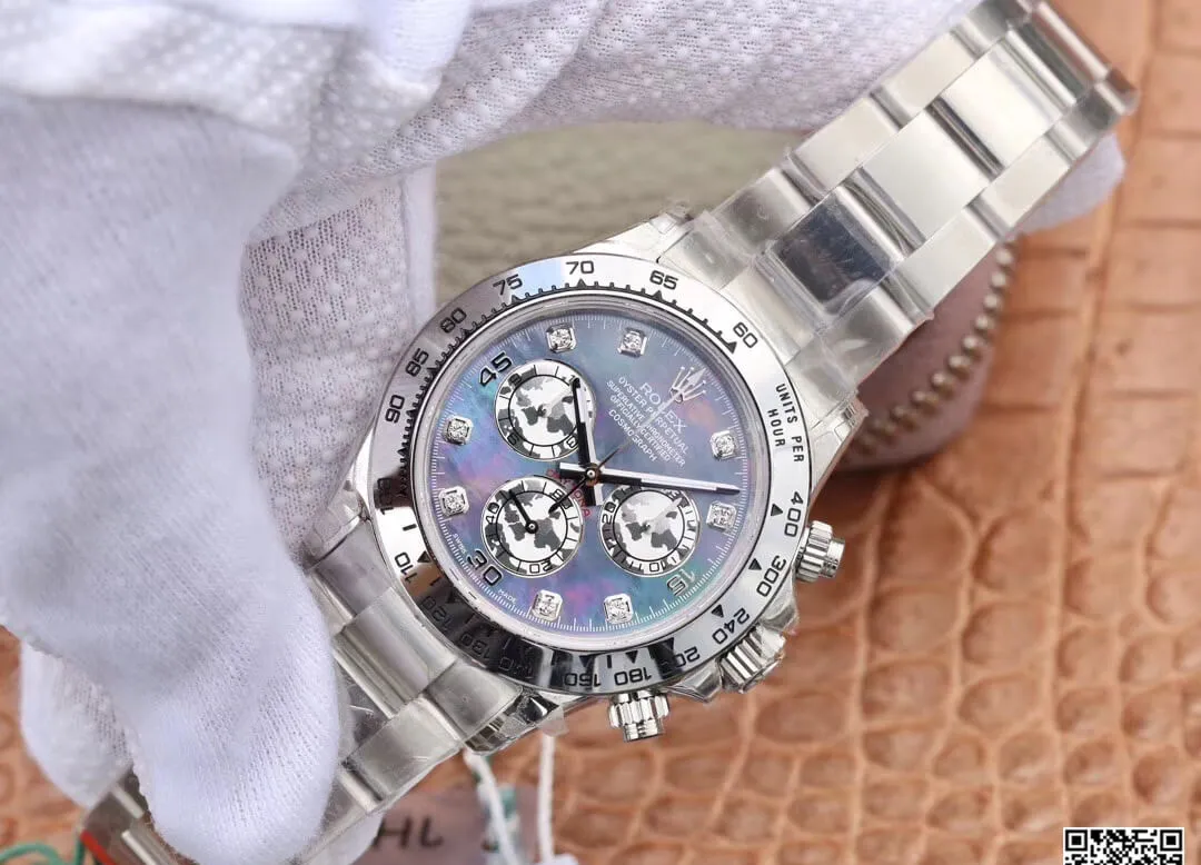 Rolex Daytona Cosmograph 116509-0064 JH Factory 1:1 Best Edition Replica Watch 18K Diamond-set Dial