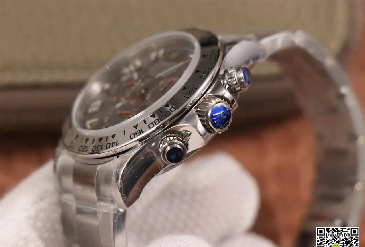 Rolex Daytona Cosmograph 116509 JH Factory 1:1 Best Edition Replica Watch Gray Stainless Steel Dial
