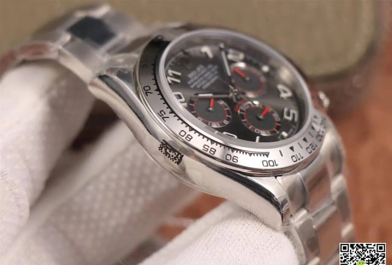 Rolex Daytona Cosmograph 116509 JH Factory 1:1 Best Edition Replica Watch Gray Stainless Steel Dial