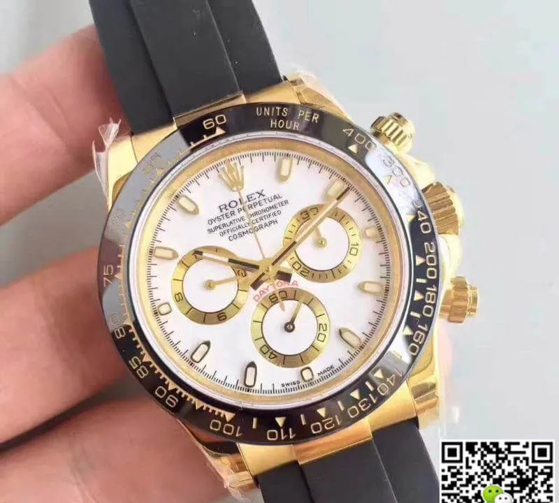 Rolex Daytona Cosmograph 116515LN AR Factory 1:1 Best Edition Replica Watch Swiss ETA4130 Rose Gold
