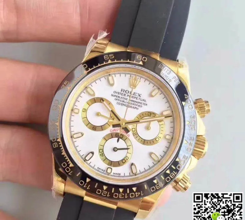 Rolex Daytona Cosmograph 116515LN AR Factory 1:1 Best Edition Replica Watch Swiss ETA4130 Rose Gold