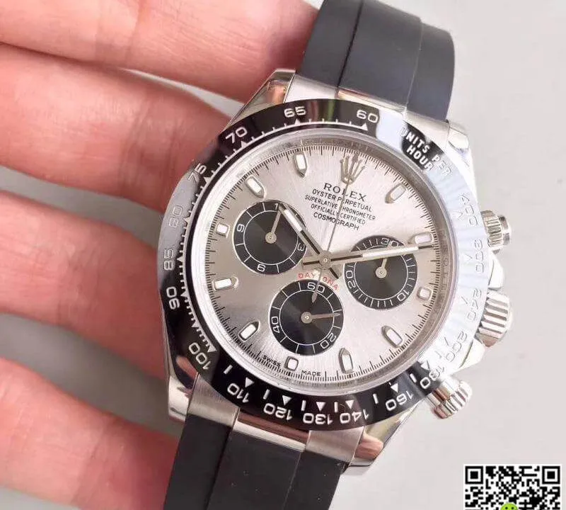 Rolex Daytona Cosmograph 116519LN AR Factory 1:1 Best Edition Replica Watch Swiss ETA4130 Gray Dial